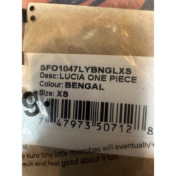 Stone Fox Swim Lucia One Piece - Bengal Print - size XS - Picture 3 of 3